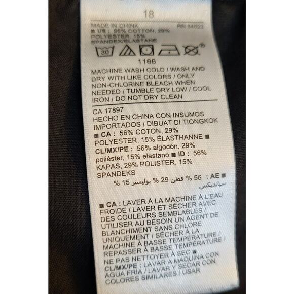 Old Navy Jeans Women Size 18 Rockstar Skinny Black Denim High Rise - Picture 9 of 11